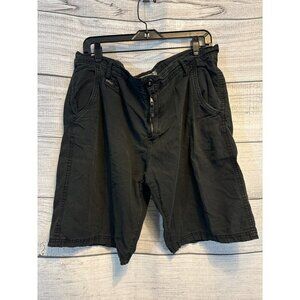 Mens Buffalo David Bitton Black Cargo Shorts Size 36